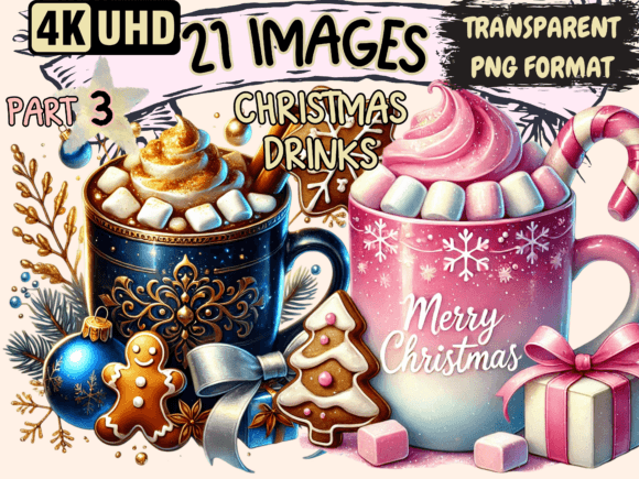Christmas Drinks Clipart P3: A Practical Review for Illustrations and Sellers