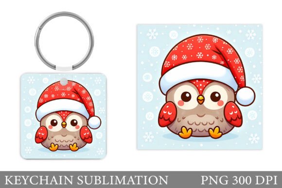 Christmas Owl Keychain Sublimation: A Review for Modern Illustrations